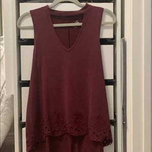 New Without Tags Maroon Alya Top